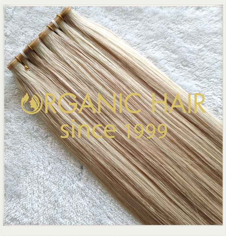 Top quality most popular flat weft hair extensions CNY009